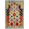 Handmade Multi Kilim Geometric 2x4 ft