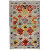 Handmade Multi Kilim Geometric 2x4 ft