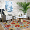 Handmade Multi Kilim Geometric 2x4 ft
