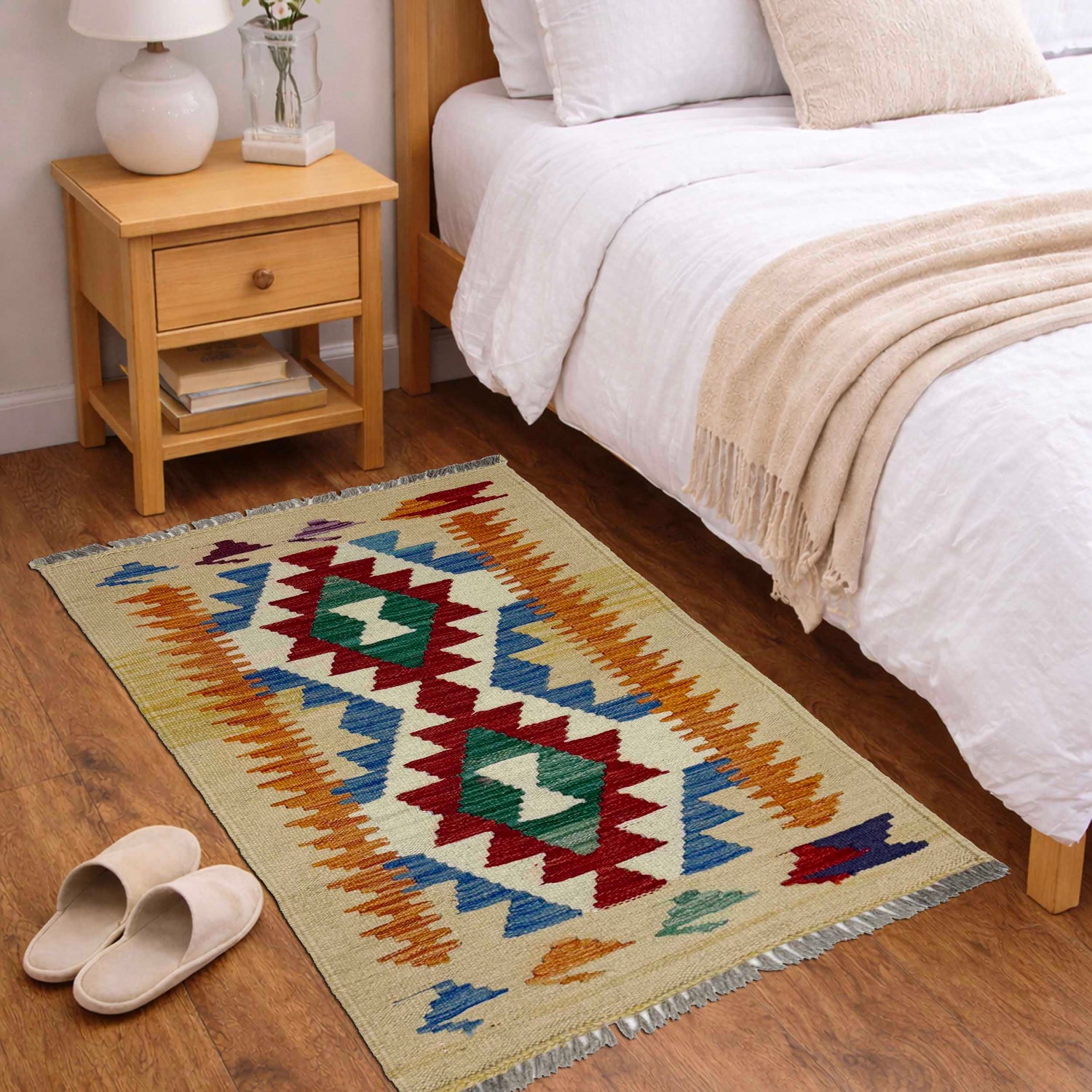 Handmade Multi Kilim Geometric 2x3 ft