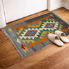 Handmade Multi Kilim Geometric 2x3 ft