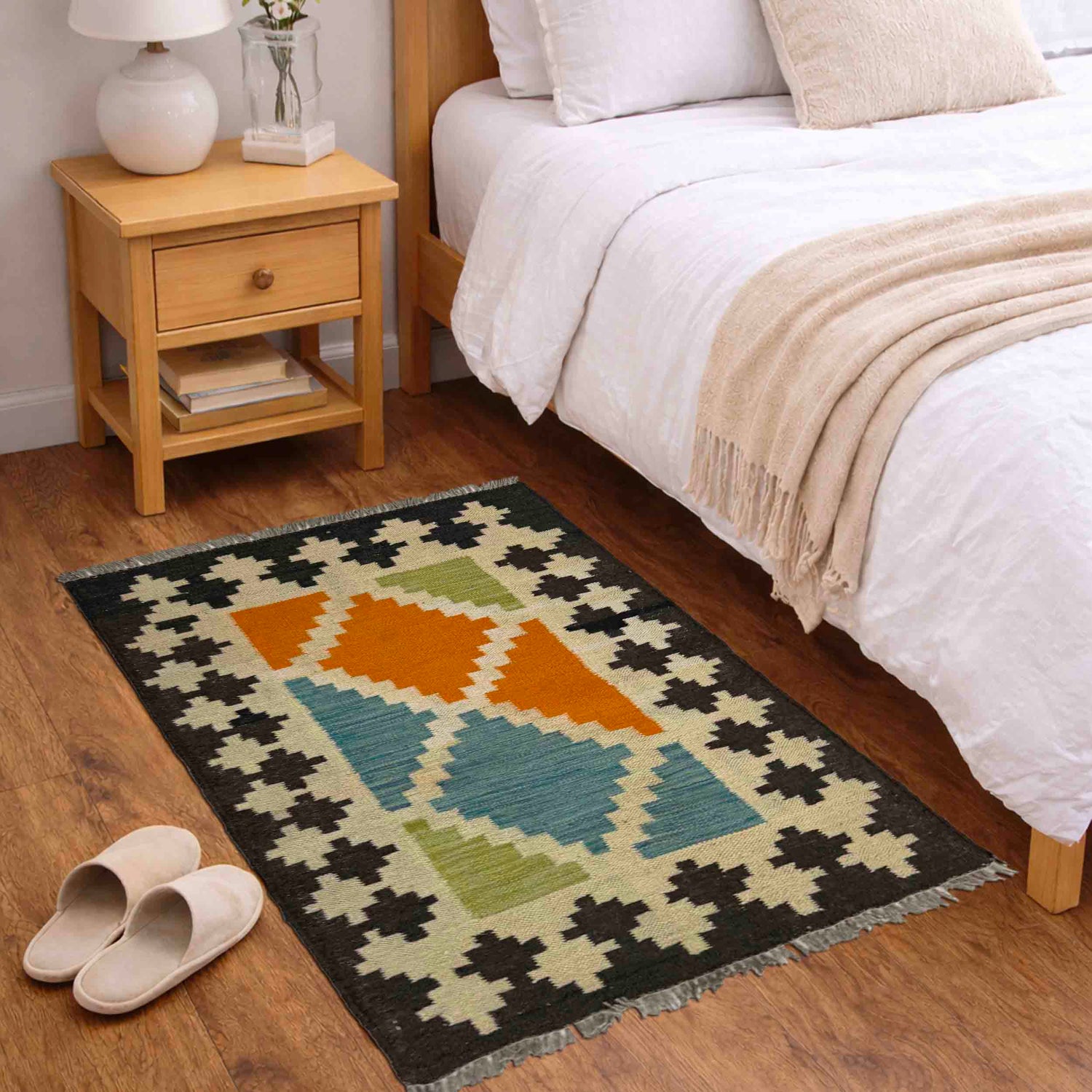 Handmade Multi Kilim Geometric 2x3 ft