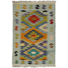 Handmade Multi Kilim Geometric 2x3 ft
