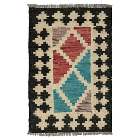Handmade Multi Kilim Geometric 2x3 ft