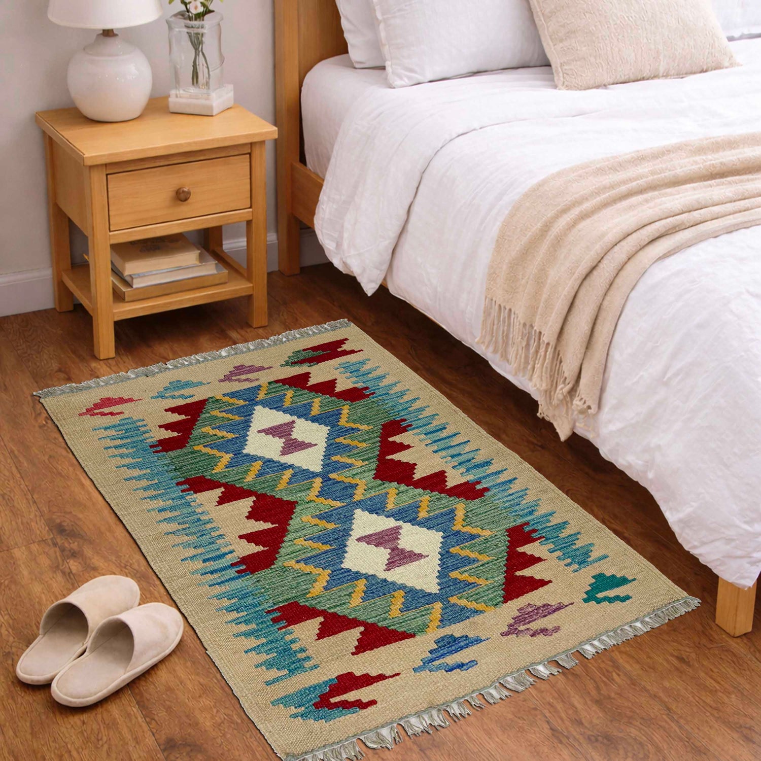 Handmade Multi Kilim Geometric 2x3 ft