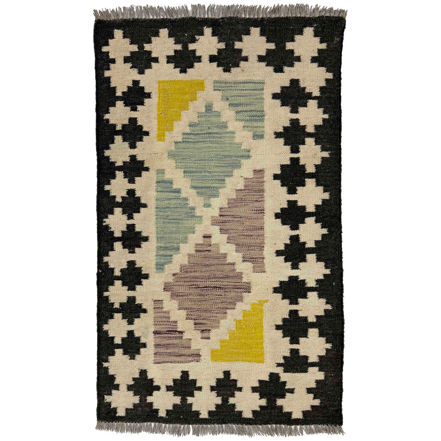 Handmade Multi Kilim Geometric 2x3 ft