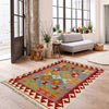 Handmade Multi Kilim Geometric 3x5 ft