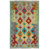 Handmade Multi Kilim Geometric 2x4 ft