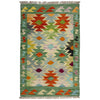 Handmade Multi Kilim Geometric 2x4 ft