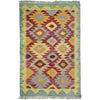 Handmade Multi Kilim Geometric 2x4 ft