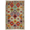 Handmade Multi Kilim Geometric 2x4 ft