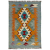 Handmade Multi Kilim Geometric 2x3 ft