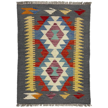 Handmade Multi Kilim Geometric 2x3 ft