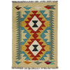 Handmade Multi Kilim Geometric 2x3 ft