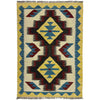 Handmade Multi Kilim Geometric 2x4 ft