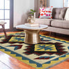 Handmade Multi Kilim Geometric 2x4 ft