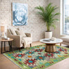 Handmade Multi Kilim Geometric 2x4 ft