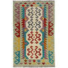 Handmade Multi Kilim Geometric 2x4 ft