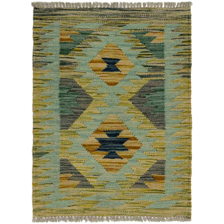 Handmade Multi Kilim Geometric 2x3 ft