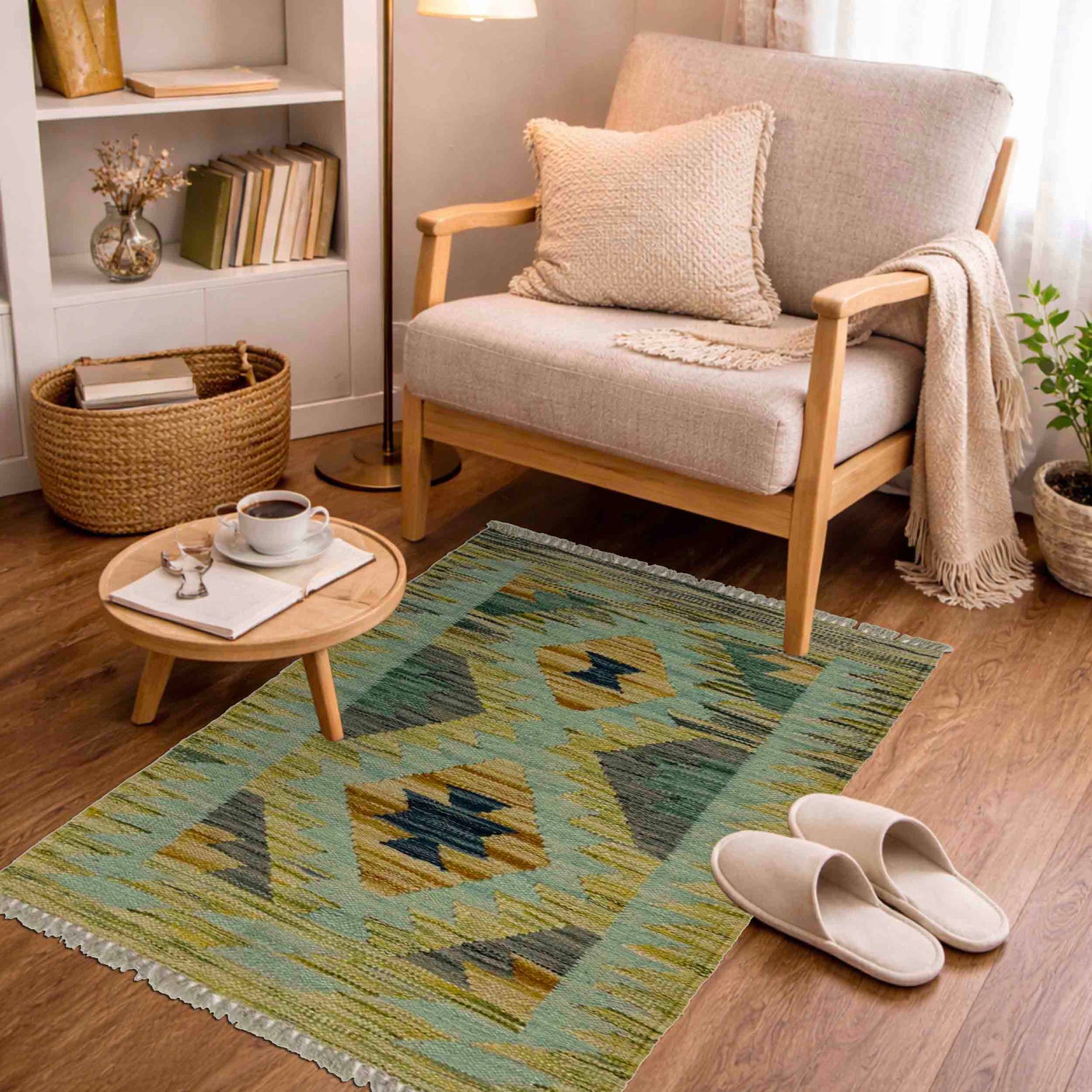 Handmade Multi Kilim Geometric 2x3 ft