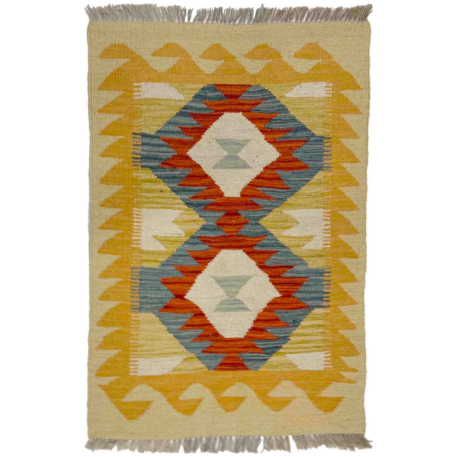 Handmade Multi Kilim Geometric 2x3 ft
