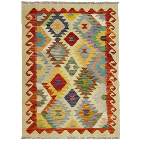 Handmade Multi Kilim Geometric 3x5 ft