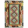 Handmade Multi Kilim Geometric 3x5 ft