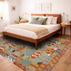 Handmade Multi Kilim Geometric 5x8 ft