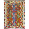 Handmade Multi Kilim Geometric 4x7 ft