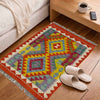 Handmade Multi Kilim Geometric 2x3 ft