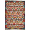 Handmade Multi Kilim Geometric 5x8 ft