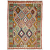 Handmade Multi Kilim Geometric 5x8 ft