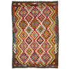 Handmade Multi Kilim Geometric 4x7 ft