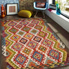 Handmade Multi Kilim Geometric 4x7 ft