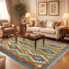 Handmade Multi Kilim Geometric 4x7 ft