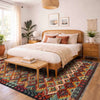 Handmade Multi Kilim Geometric 5x8 ft