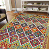 Handmade Multi Kilim Geometric 4x7 ft
