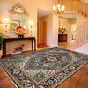 Hand-Knotted Multi Medallion Heriz Area Rug  – 6' 10" x 9' 7" ft (208 x 291 cm) | SKU: R39640
