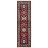 Hand-Knotted Red Medallion Kazak Area Rug Runner – 2' 0" x 6' 1" ft (61 x 185 cm) | SKU: R39643