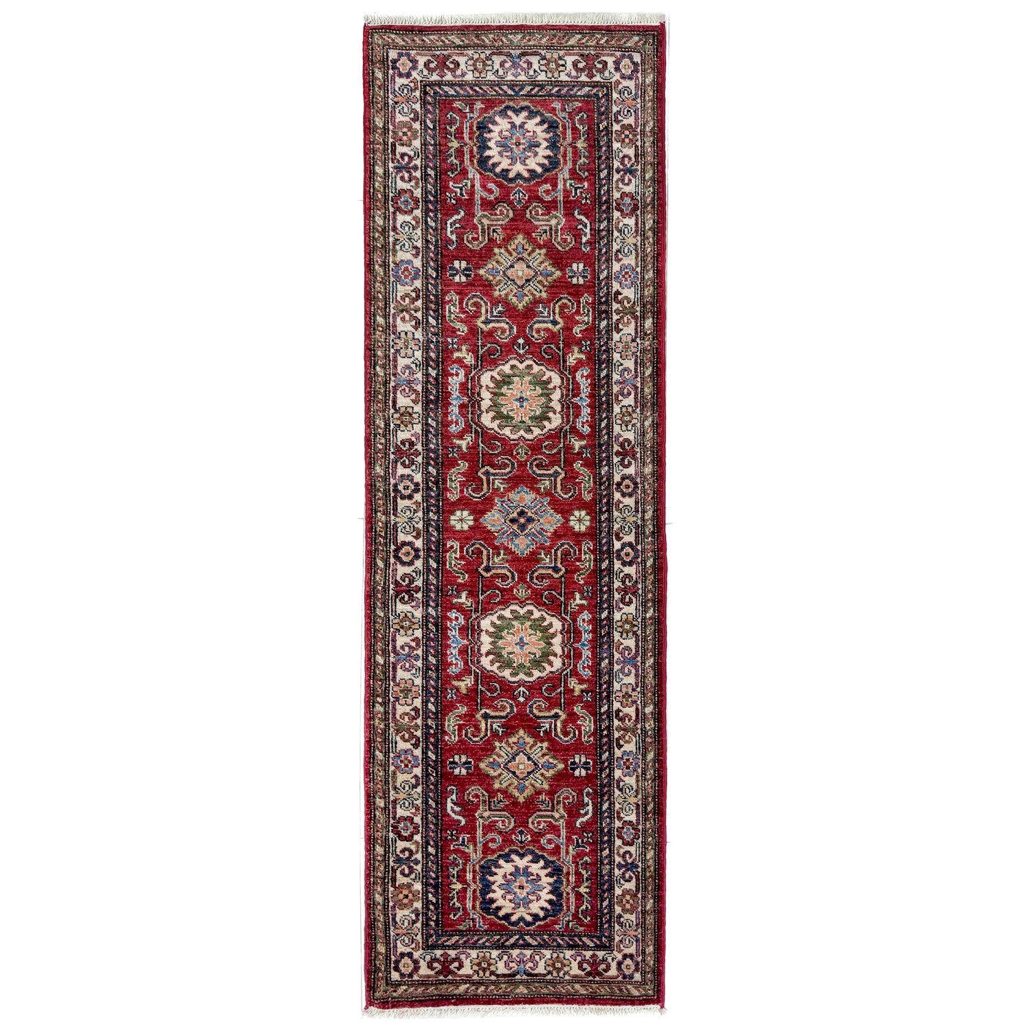 Fine Kazak Oriental Runner Rug – 2' 0" x 6' 1" ft (60 x 185 cm) | SKU: R39644