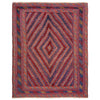 Red Color Mashwani Area Rug – 4' 10" x 5' 11" ft (147 x 180 cm) | SKU: R39734