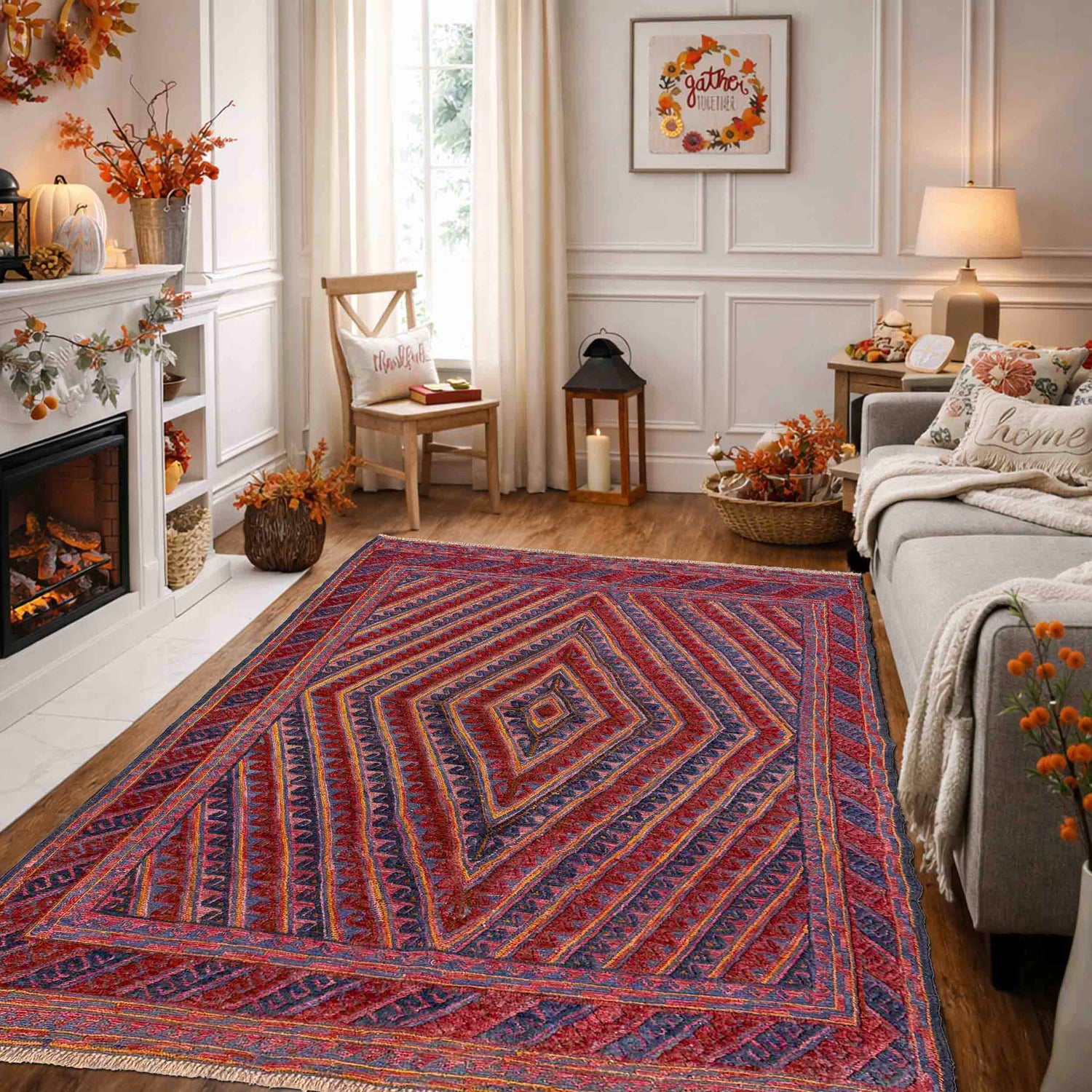 Hand Knotted Mashwani Area Rug – 4' 11" x 6' 0" ft (149 x 182 cm) | SKU: R39736