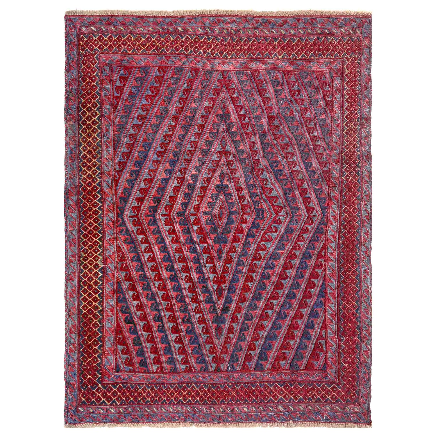 Handmade Mushwani Carpet – 4' 11" x 5' 9" ft (149 x 176 cm) | SKU: R39737