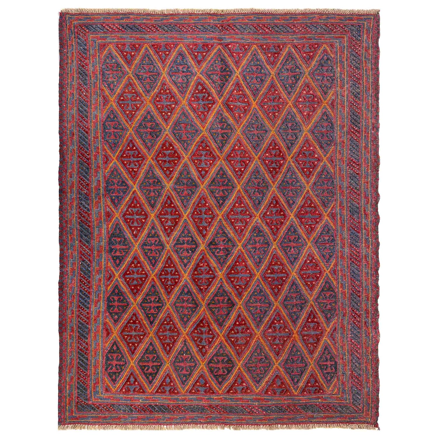 Handmade Mushwani Carpet – 4' 10" x 6' 0" ft (147 x 184 cm) | SKU: R39739