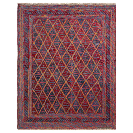 Handmade Wool Mushwani Rug – 5' 0" x 6' 1" ft (153 x 185 cm) | SKU: R39742