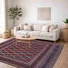 Handmade Wool Mushwani Rug – 5' 2" x 5' 9" ft (157 x 176 cm) | SKU: R39743