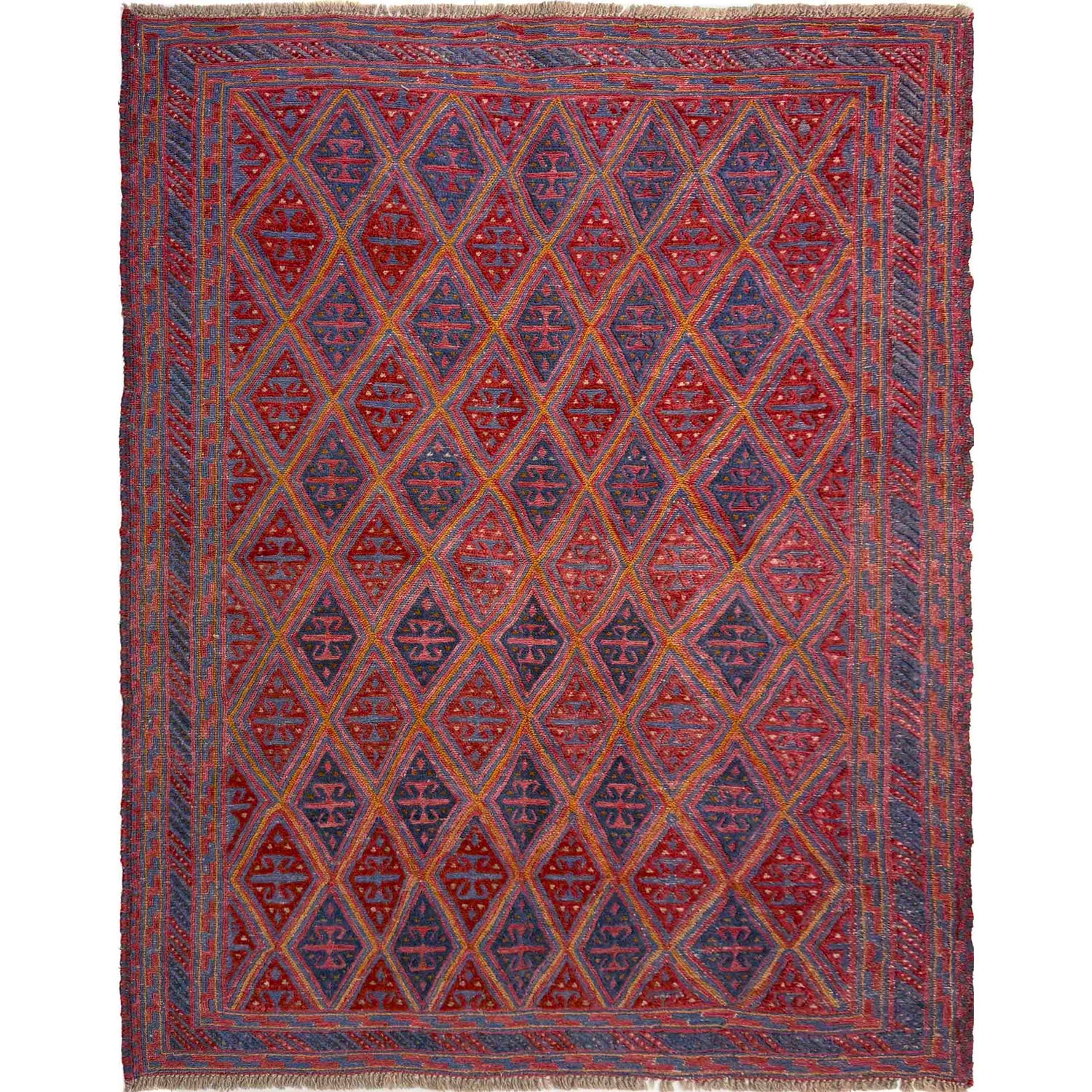 Hand Knotted Mashwani Area Rug – 4' 9" x 5' 11" ft (145 x 180 cm) | SKU: R39745