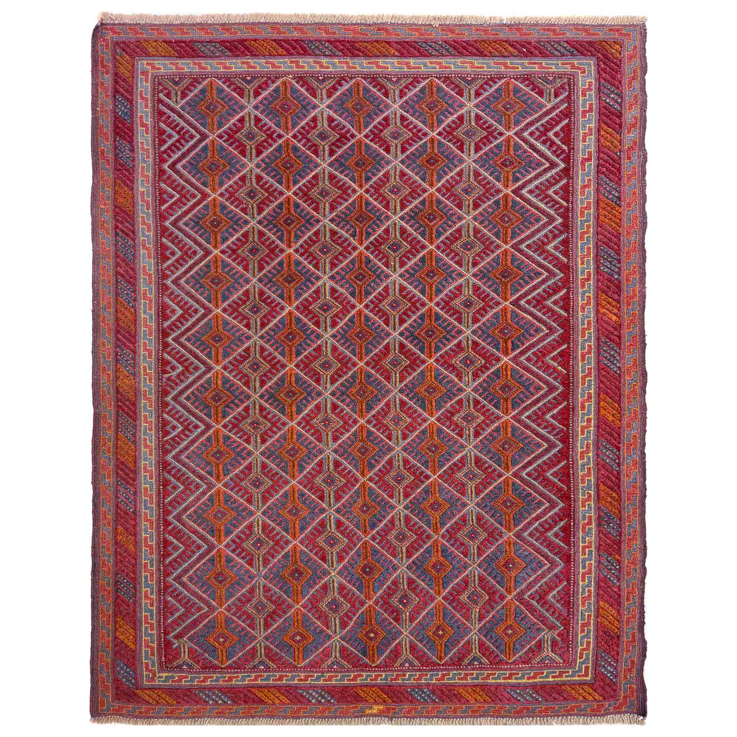 Hand Knotted Mashwani Area Rug – 5' 1" x 6' 3" ft (154 x 191 cm) | SKU: R39746