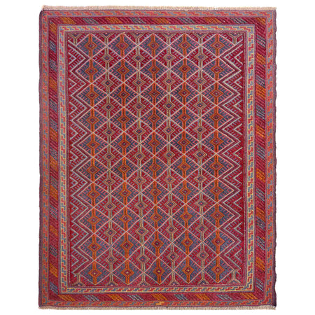 Hand Knotted Mashwani Area Rug – 5' 1" x 6' 3" ft (154 x 191 cm) | SKU: R39746