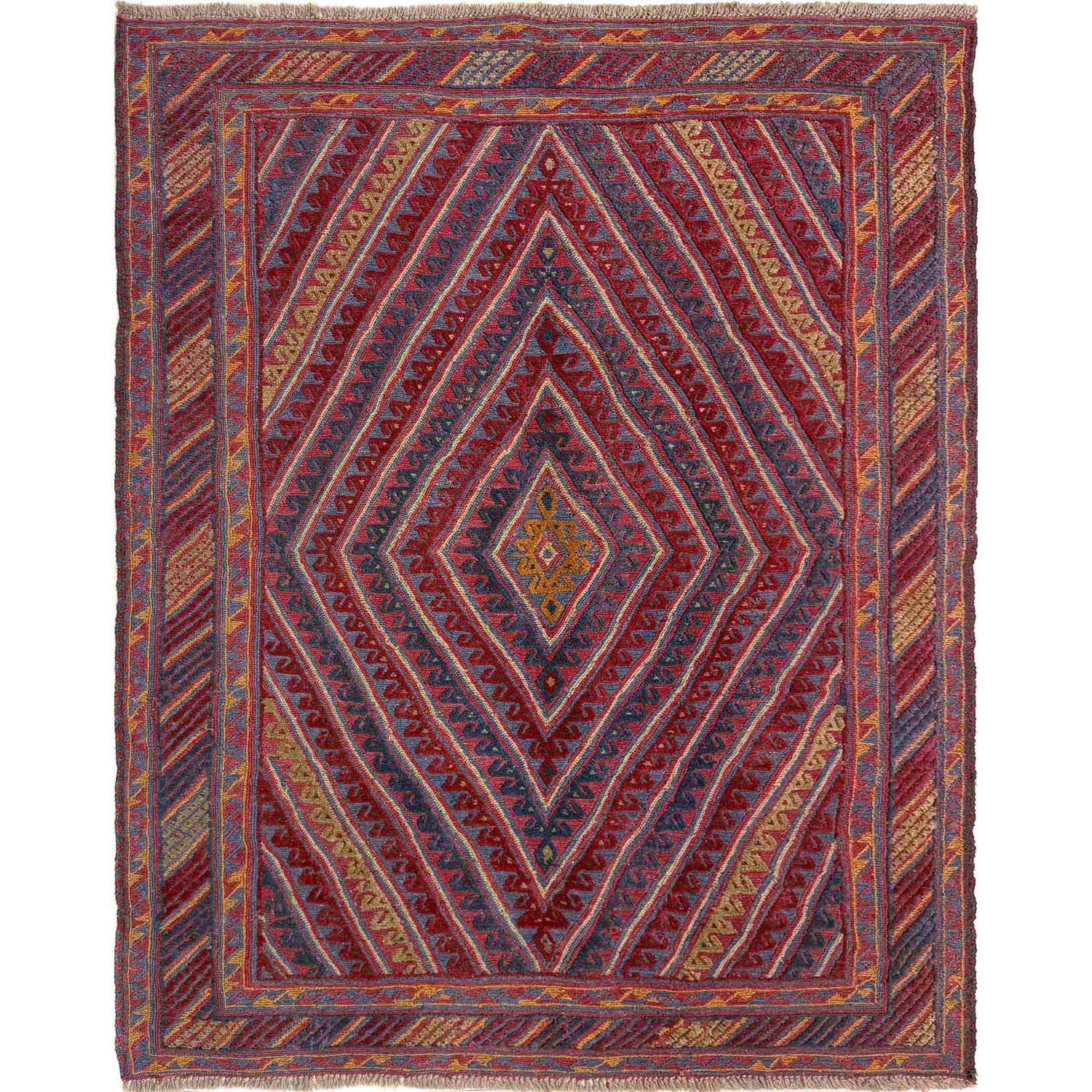 Hand Knotted Mashwani Area Rug – 4' 9" x 6' 0" ft (144 x 183 cm) | SKU: R39748